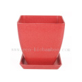 Biodegradable Natural Bamboo Fiber Flower Pot (BC-F1007)